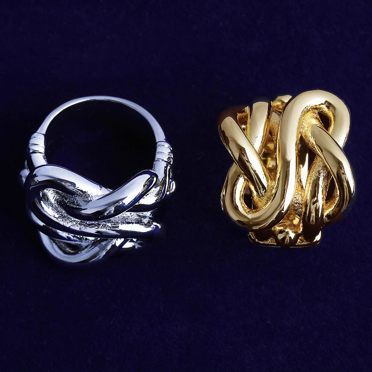 Bubble Letter Iced Out Keeper Ring for Men Real Gold Plated Cubic Zirconia Hip Hop Jewelry