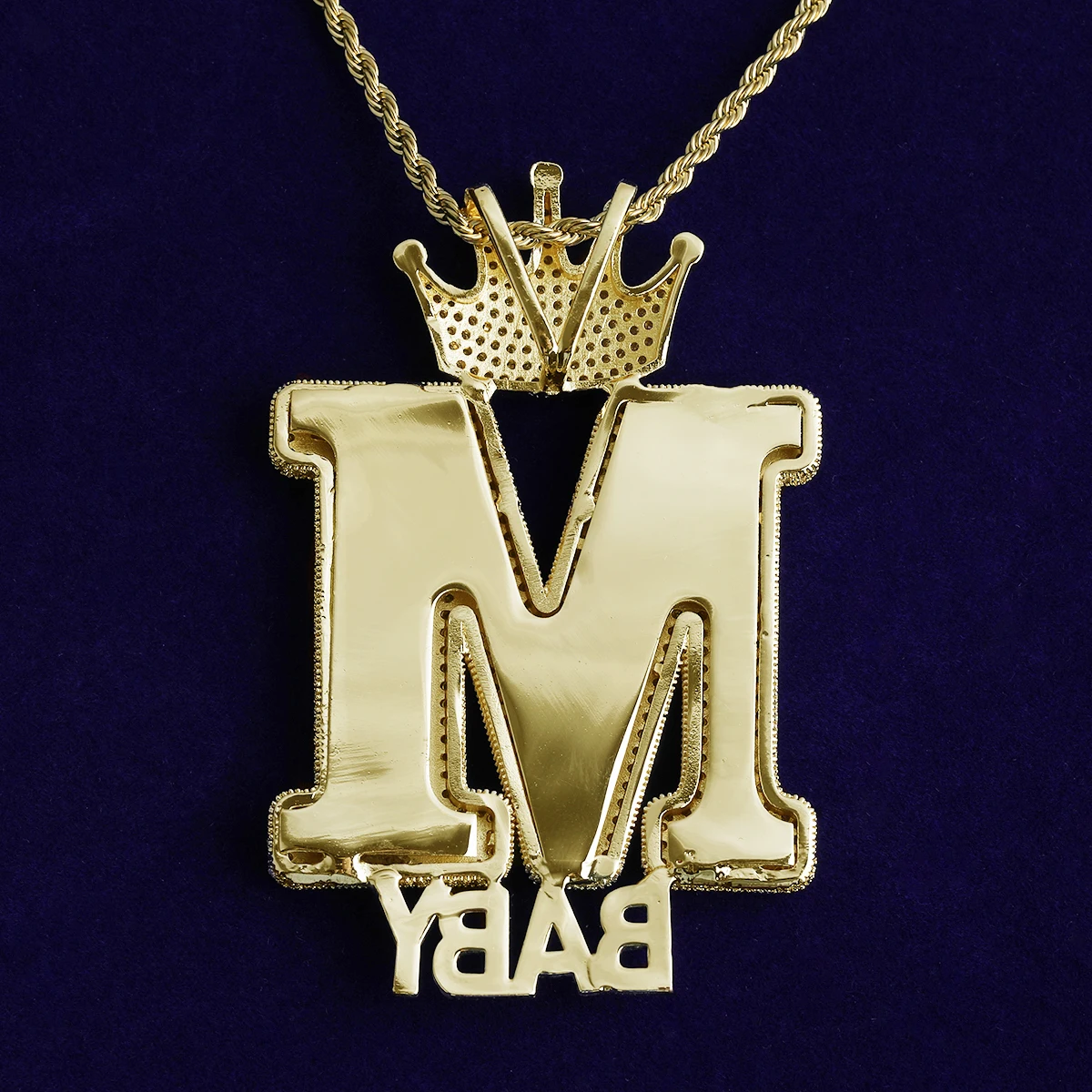 Bubble Letter Iced Out Custom Name Necklace Pendant for Men Real Gold Plated 5A Cubic Zirconia Hip Hop Jewelry