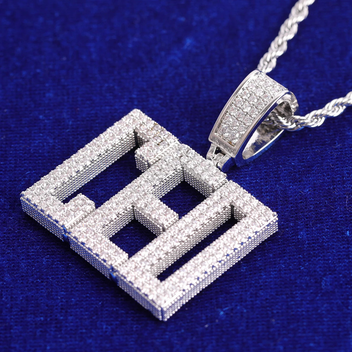 Custom Name Pendant Realy Gold Plated Letter Jewelry for Men