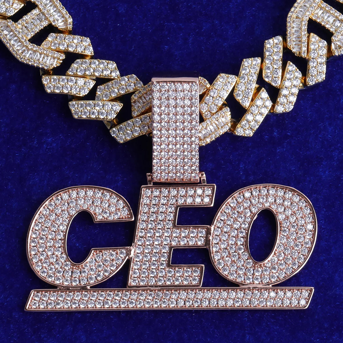 Bubble Letter Custom Name Pendants& Necklaces for Men Real Gold Plated Hip Hop Jewelry Free Shipping Charms Collares Hombre