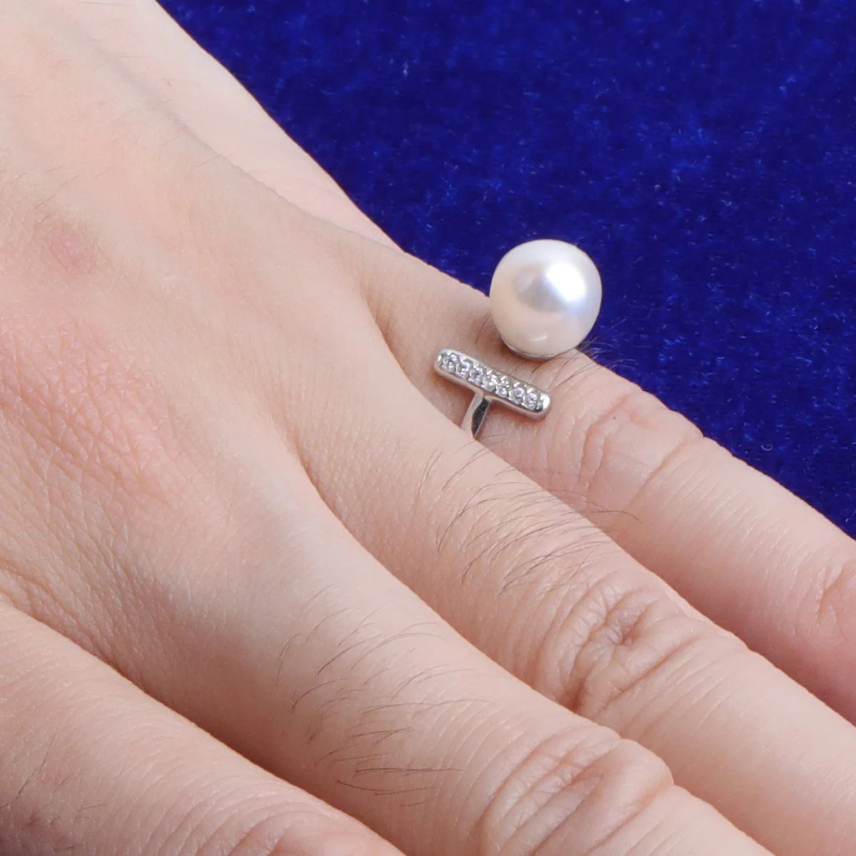 Pearl Ring Women’s Hip Hop Jewelry