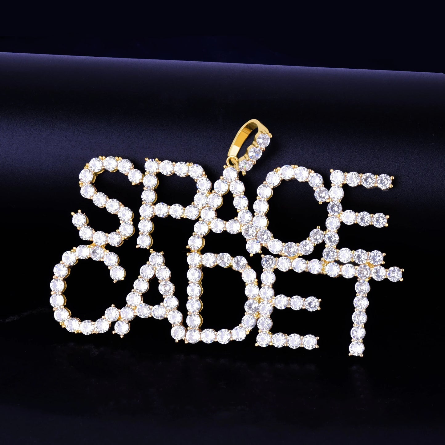 Bubble Letter Custom Name Necklace for Men Tennis Personalized Pendant Real Gold Plated Hip Hop Jewelry Iced Out Charms