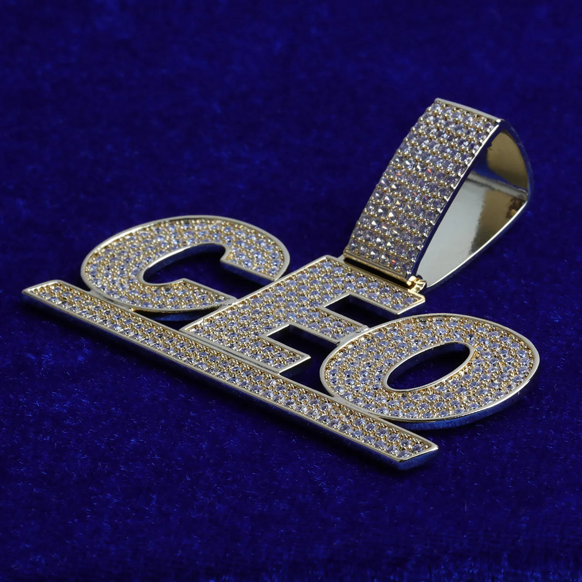 Bubble Letter Custom Name Pendants& Necklaces for Men Real Gold Plated Hip Hop Jewelry Free Shipping Charms Collares Hombre