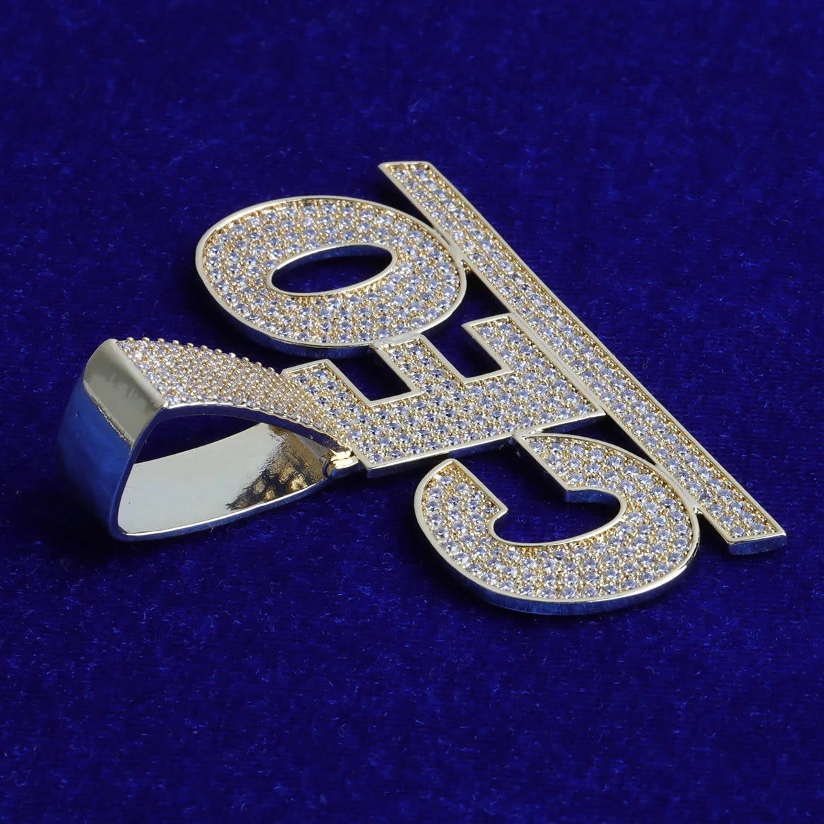 Bubble Letter Custom Name Pendants& Necklaces for Men Real Gold Plated Hip Hop Jewelry Free Shipping Charms Collares Hombre