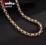 Bubble Letter Iced Out GYSPY Belcher Chain for Men Necklace Choker Albert Clasp Hip Hop Jewelry