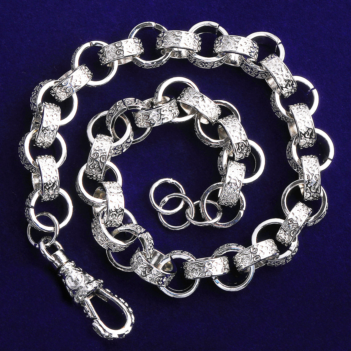 Bubble Letter Iced Out Belcher Link Chain Necklace Pendant for Men 5A Cubic Zirconia Hip Hop Jewelry