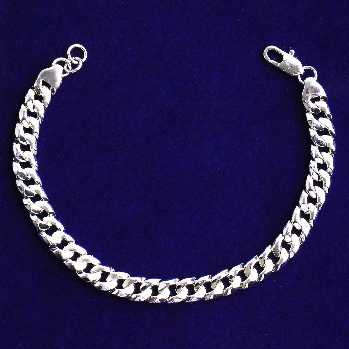 Bubble Letter Cuban Link Bracelet for Men Real Gold Plated Hip Hop Jewelry