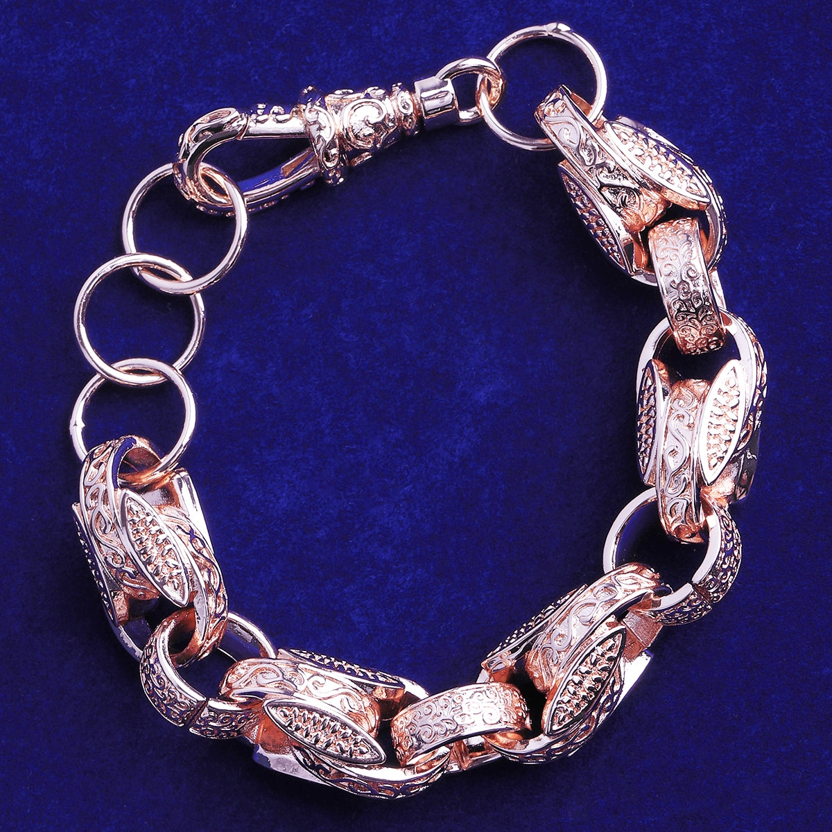 Bubble Letter Tulip Ring Bracelet for Men 5A Cubic Zirconia Gold Plated Hip Hop Jewelry Albert Clasp