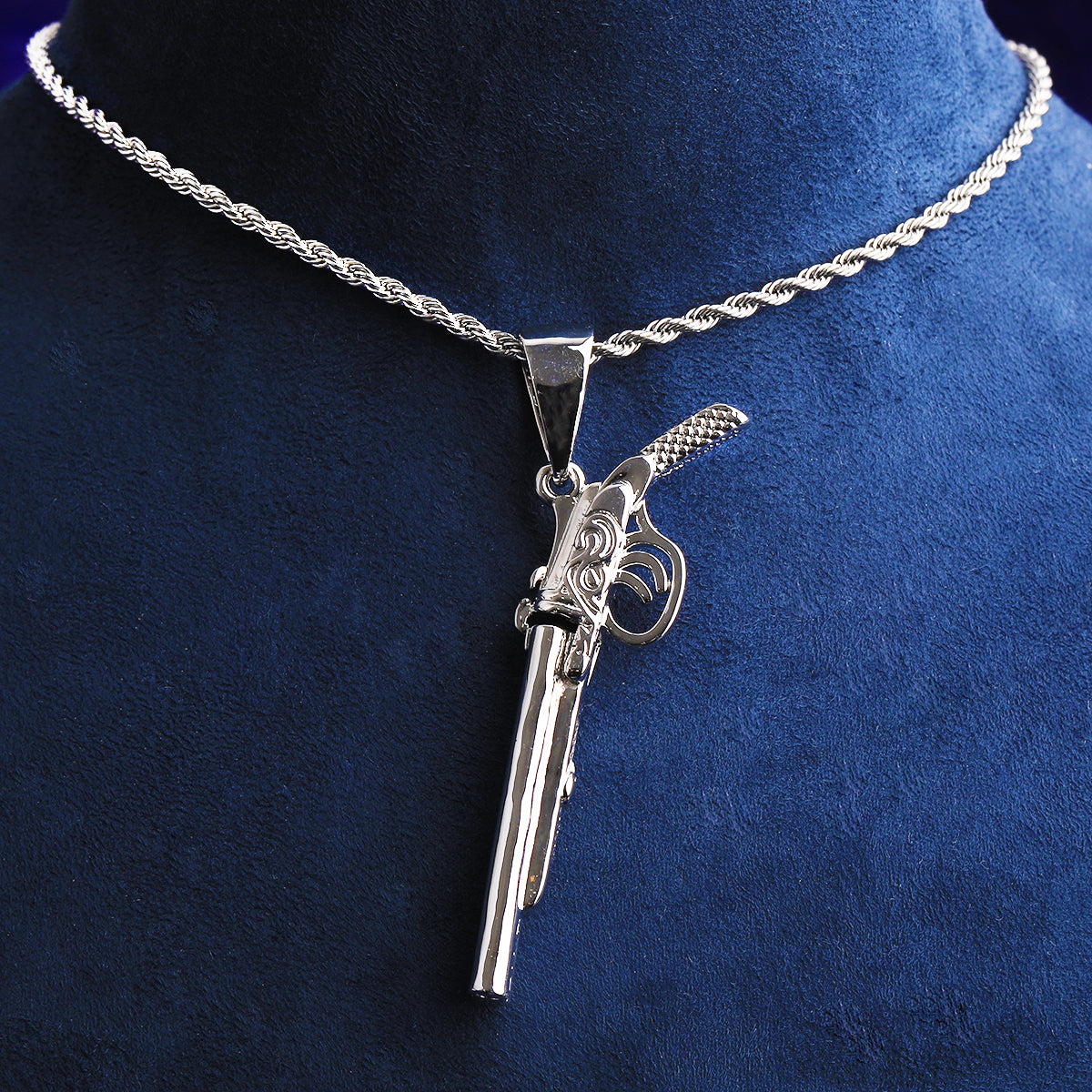 Bubble Letter Cute Gang Necklace Pendant for Men Real Gold Plated Hip Hop Jewelry