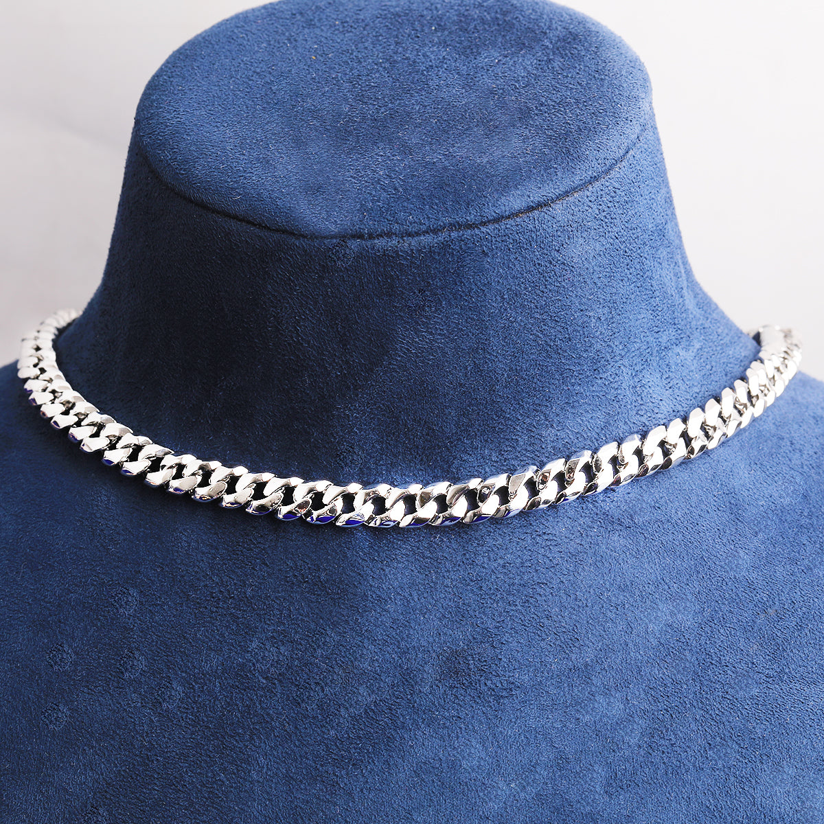 Bubble Letter Cuban Link Chain for Men Real Gold Plated Hip Hop Jewelry
