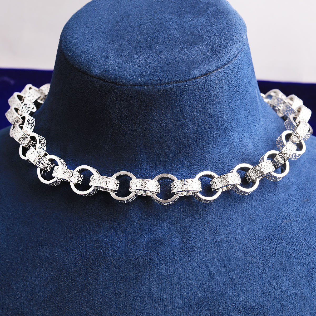 Bubble Letter Iced Out Belcher Link Chain Necklace Pendant for Men 5A Cubic Zirconia Hip Hop Jewelry