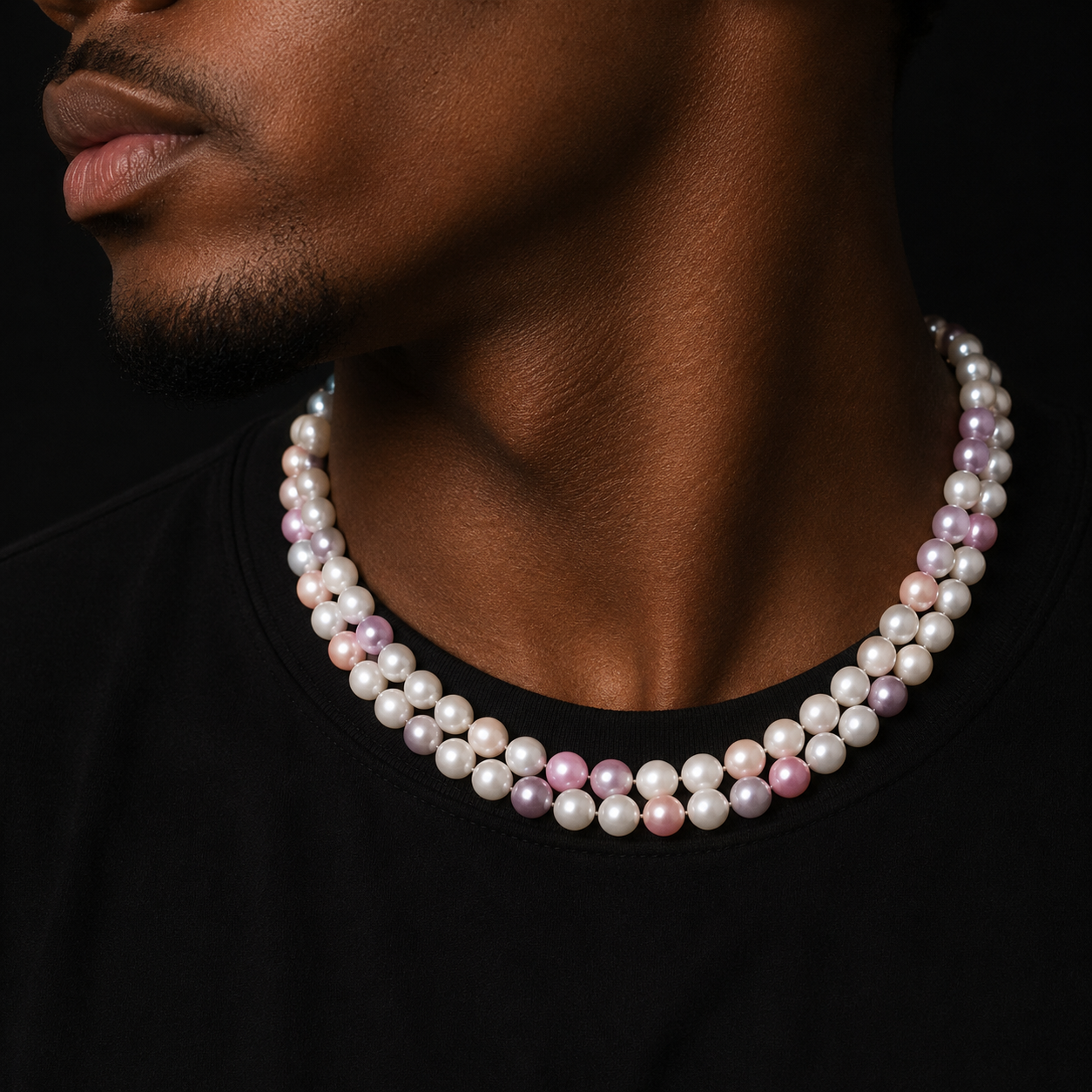 Bubble Letter Pearl Necklace for Men Hip Hop Jewelry 2022 Trend Best Selling Drop Shipping Items Wholesale Lots