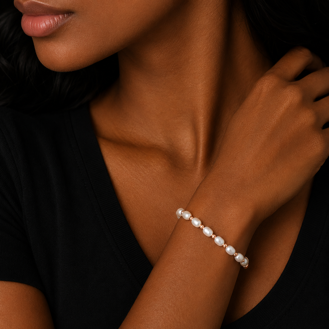 Pearl Bracelet  Sterling Silver 925  Women’s Jewelry Colorful