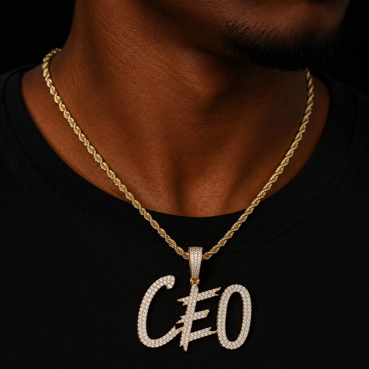 Bubble Letter Custom Name Necklace for Men Cursive Personalized Pendant Charms Solid Back Hip Hop Jewelry Collares Hombre