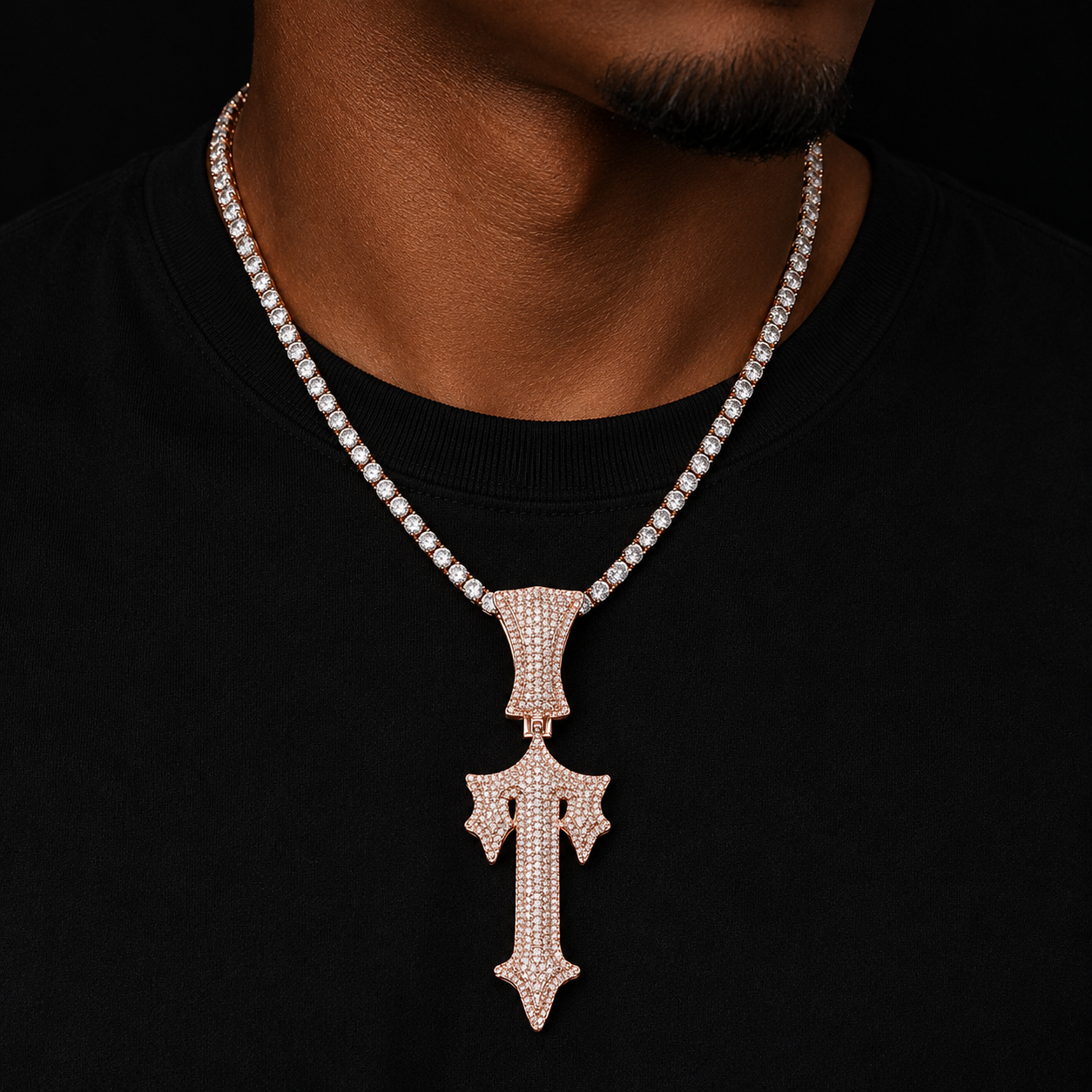 Bubble Letter Custom Jewelry Initial Necklace for Men Rap Star Lettering Hip Hop Fashion Charms 2022 Trend