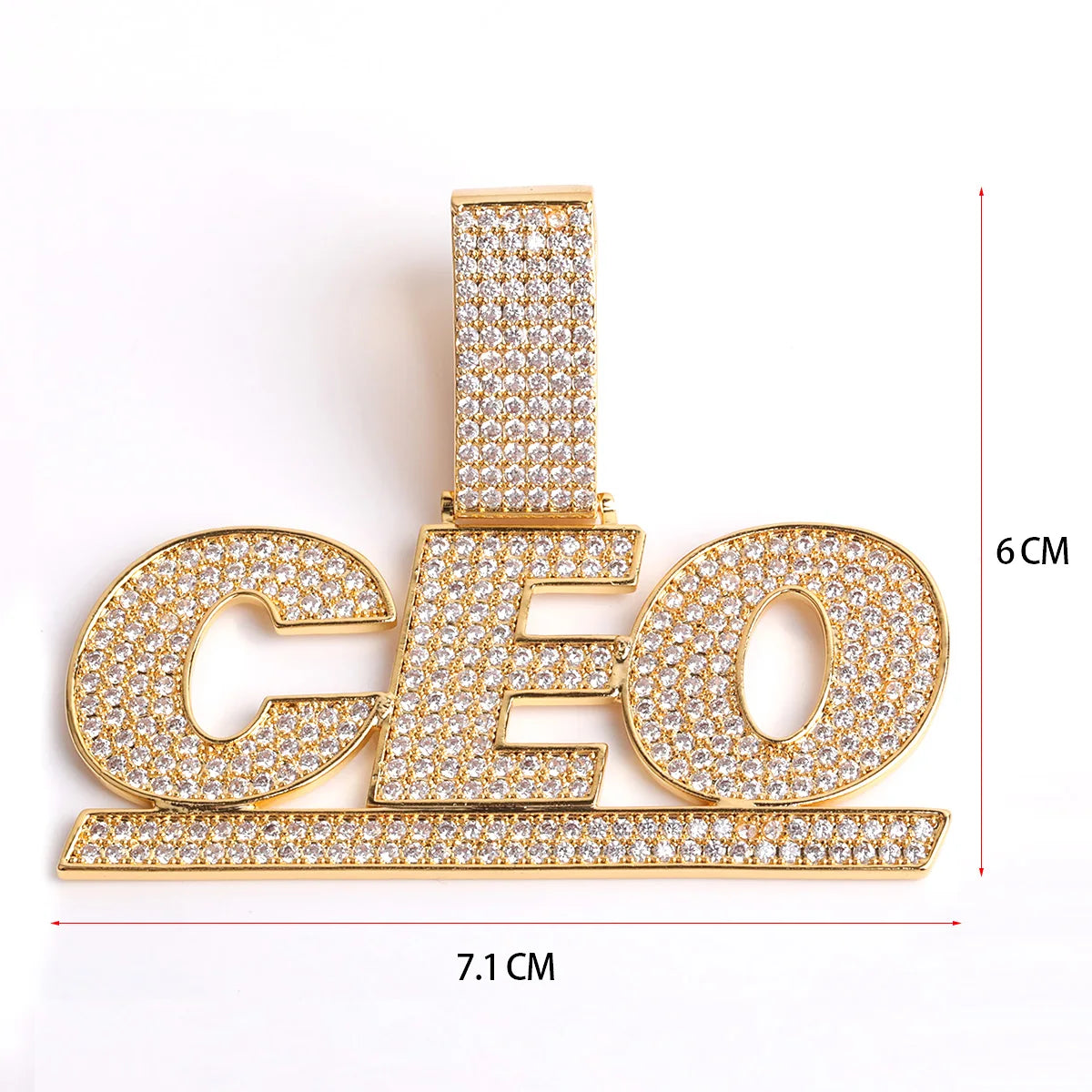 Bubble Letter Custom Name Necklace for Men Real Gold Plated Personalized Pendants Charms Iced Out Hip Hop Jewelry Rock Street